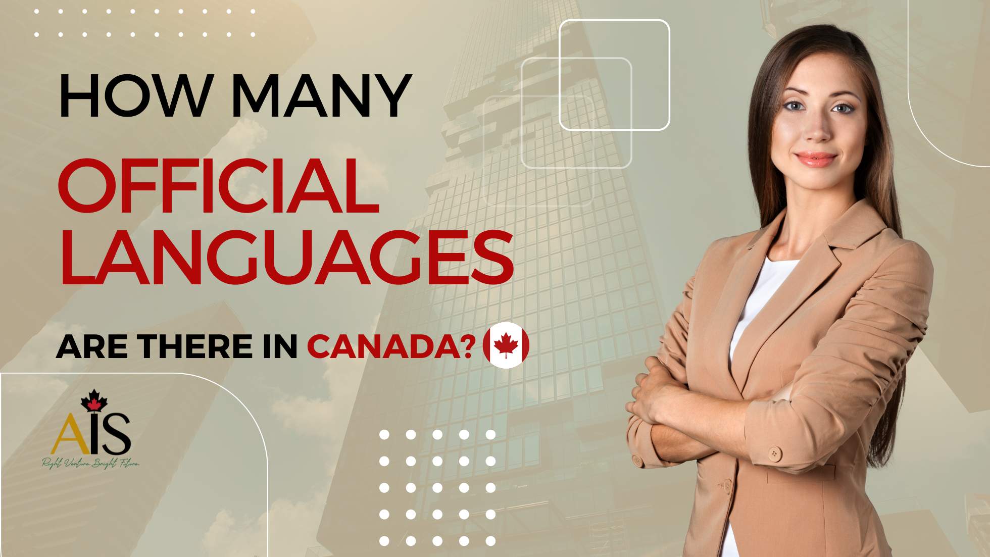 How many official languages are there in Canada?